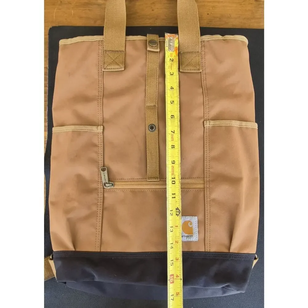 Carhartt Men's Brown Canvas Tote Backpack